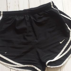 Women’s Black and White Nike Shorts